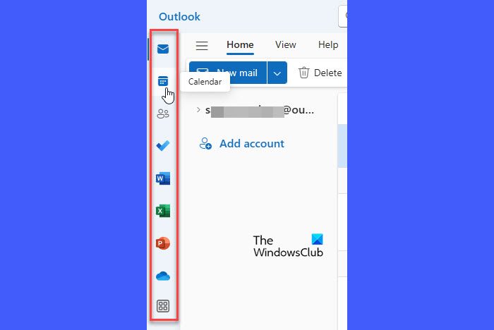 Navigation pane in new Outlook Navigation pane in new Outlook