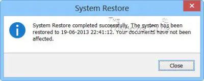 Undo System Restore Undo System Restore