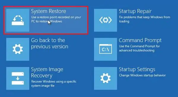 Perform System Restore What happens if you interrupt System Restore or Reset Windows 10?