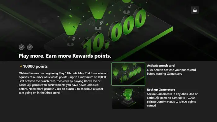 Xbox Microsoft Rewards Points Xbox Microsoft Rewards Points