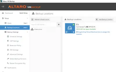Best free Backup software for VMware and Hyper-V virtual machines Altaro VM Backup