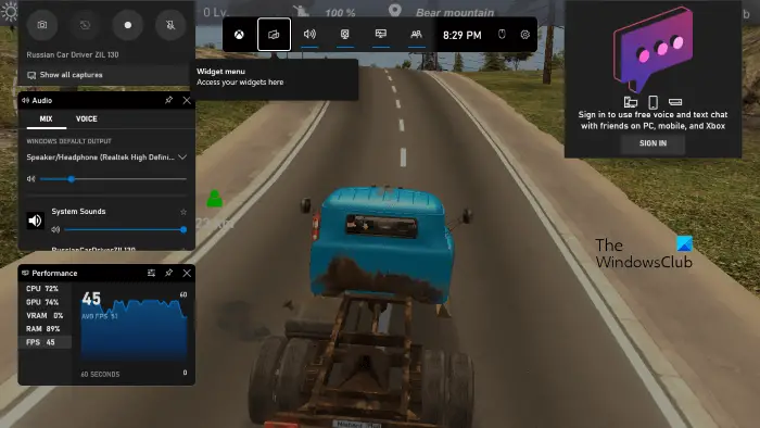 Display FPS using Xbox Game Bar Display FPS using Xbox Game Bar
