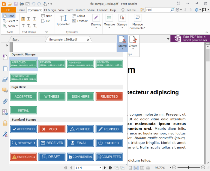 Free PDF Stamp Creator software Free PDF Stamp Creator software