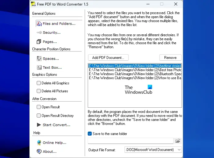 Free PDF to Word Converter Free PDF to Word Converter