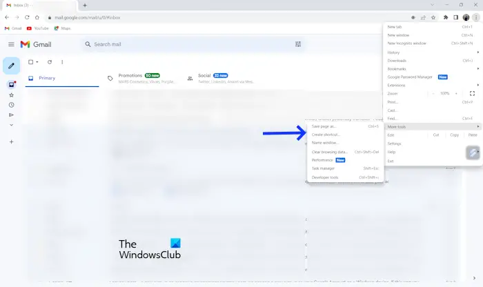 Gmail app on Windows by using Chrome Gmail app on Windows by using Chrome