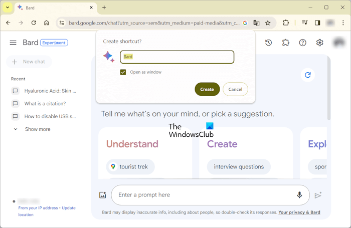 Install Bard AI via Chrome Install Bard AI via Chrome