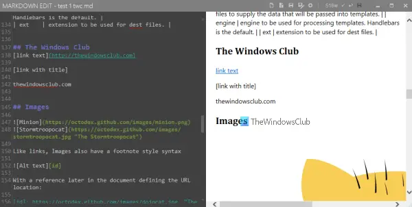 Markdown Edit Markdown Edit