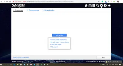Best free Backup software for VMware and Hyper-V virtual machines Nakivo Backup & Replication Free edition