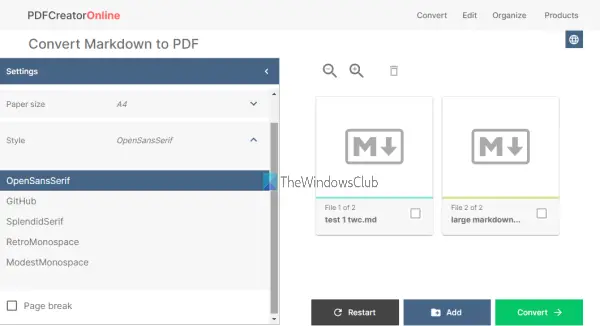 PDFCreatorOnline PDFCreatorOnline