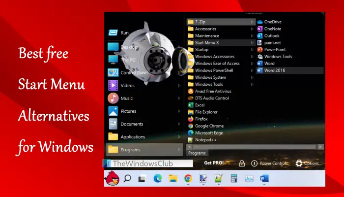 start menu alternatives for windows start menu alternatives for windows