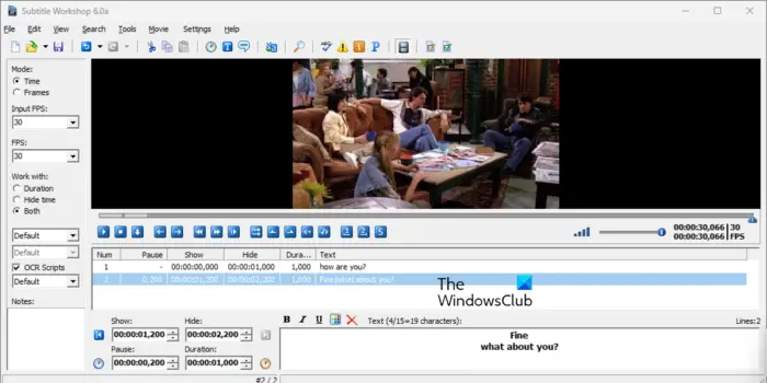 free Subtitle Editor software for Windows free Subtitle Editor software for Windows